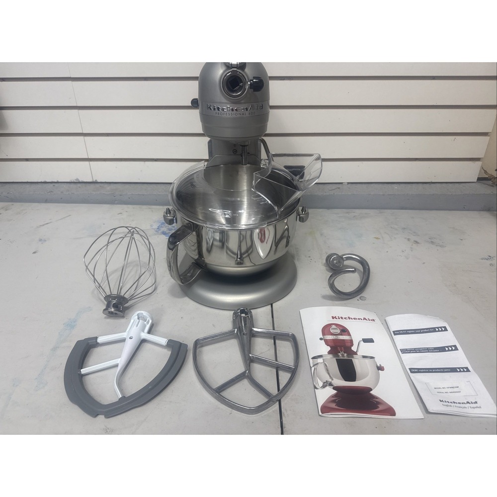 KitchenAid Professional 600 Stand-Lift Mixer Gray KP26M1XNP 6qt 575W NEW NO BOX